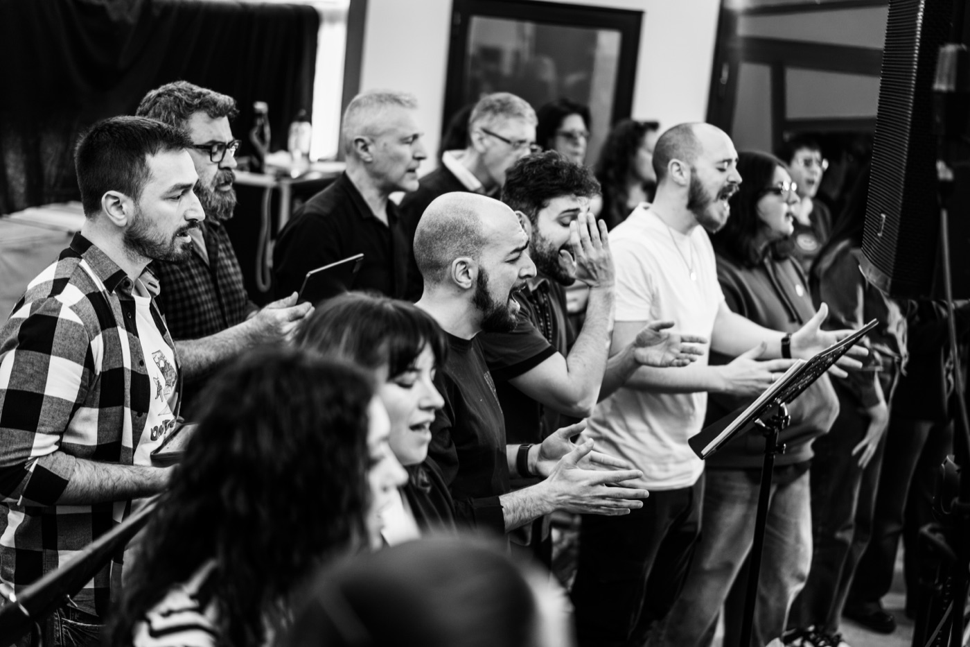 LV Gospel Project durante una sessione del coro